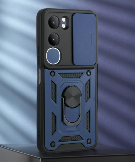 Obal na mobil pre Vivo Y19s, CamShield Slide, modré