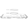 Spigen Ultra Hybrid MagSafe puzdro pre iPhone Air, číre/biele