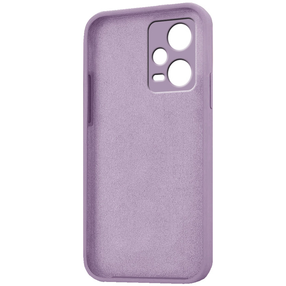 Obal na mobil pre Xiaomi Redmi Note 12 Pro+ 5G, Silicone Lite, fialové