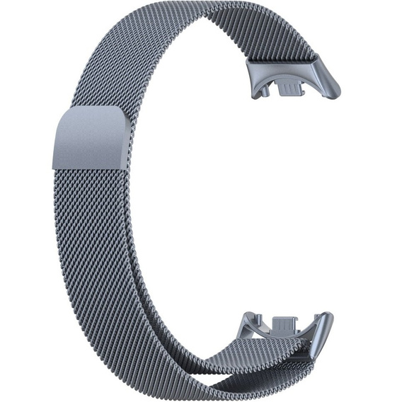 Milánsky náramok s puzdrom pre Xiaomi Smart Band 10 / 9 / 8, šedá