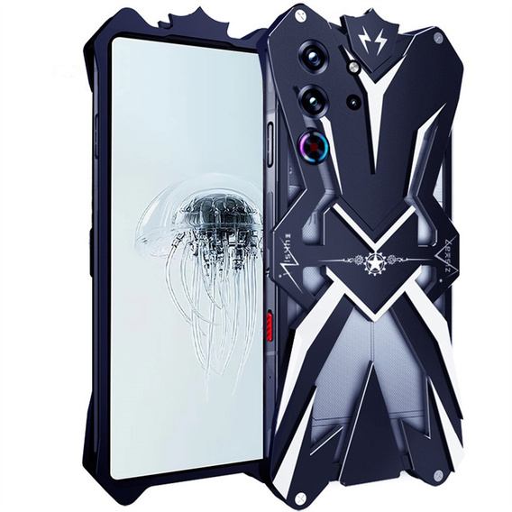 Pancierované puzdro pre ZTE nubia Red Magic 10 Pro 5G, Aluminum Alloy, čierne