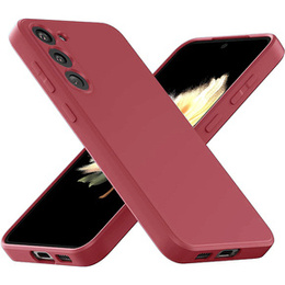 Obal na mobil pre Samsung Galaxy S23 5G, Silicone Lite, červené