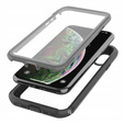 Puzdro pre iPhone X/XS, Shockproof, s fóliou, čierne