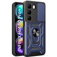Obal na mobil pre Infinix Hot 50 Pro+ 4G, CamShield Slide, modré