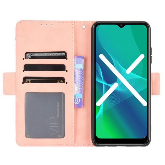 Klapkové puzdro pre Huawei Nova Y70 4G, Card Slot, ružové