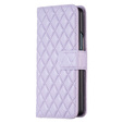Klapkové puzdro pre Samsung Galaxy Z Fold6 5G, Wallet, BINFEN COLOR, fialové