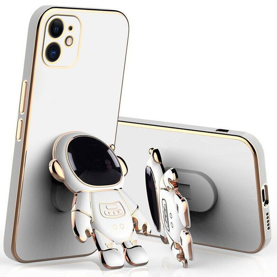 Obal na mobil pre iPhone 11, Astronaut, biele