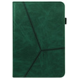 Puzdro pre Samsung Galaxy Tab S10 Lite / S10 FE / S9 FE / S9, Classic, s priestorom pre stylus, zelený