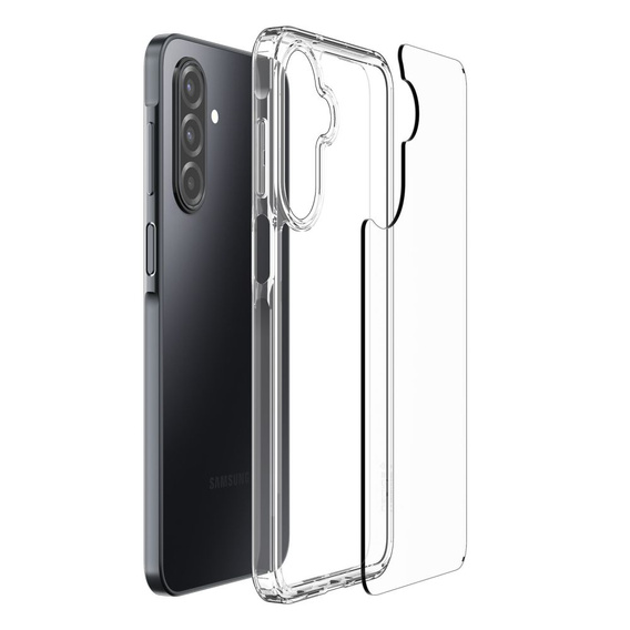 Puzdro Spigen pre Samsung Galaxy A16 4G / 5G, Ultra Hybrid, priehľadné + tvrdené sklo 9H