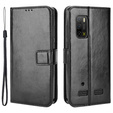 Klapkové puzdro pre Ulefone Armor X10 / X10 Pro, Crazy Horse Wallet, čierne