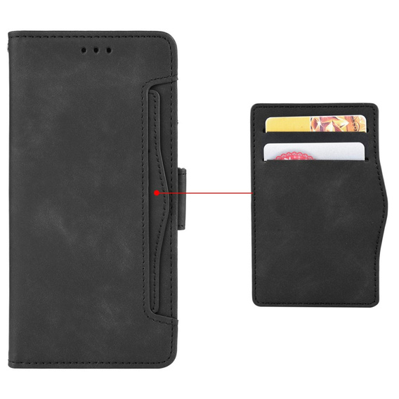 Klapkové puzdro pre Vivo Y19s, Card Slot, čierne