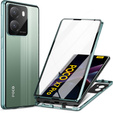 Puzdro pre Xiaomi Poco X7 Pro 5G, Magnetic Dual Glass, zelený