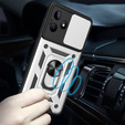 Obal na mobil pre Realme C53 4G, CamShield Slide, strieborné