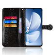 Flipové puzdro pre Realme Note 70T 4G, Wallet Rhombus, čierne