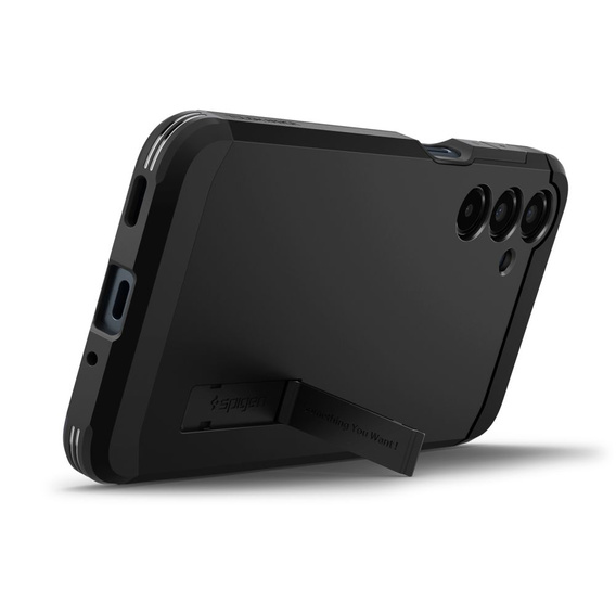 Puzdro Spigen pre Samsung Galaxy A56 5G, Tough Armor Mag MagSafe, čierne + tvrdené sklo 9H