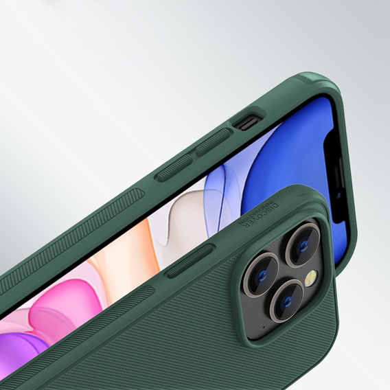 NILLKIN puzdro pre iPhone 14 Pro Max, Super Frosted Shield Case, zelený