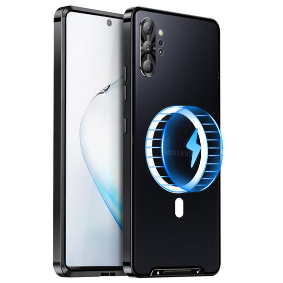 Ochranné puzdro na fotoaparát pre Samsung Galaxy Note 10+ Plus, CamShield MagSafe, transparentné / čierne