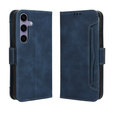 Klapkové puzdro pre Samsung Galaxy S25 FE, Card Slot, tmavomodré
