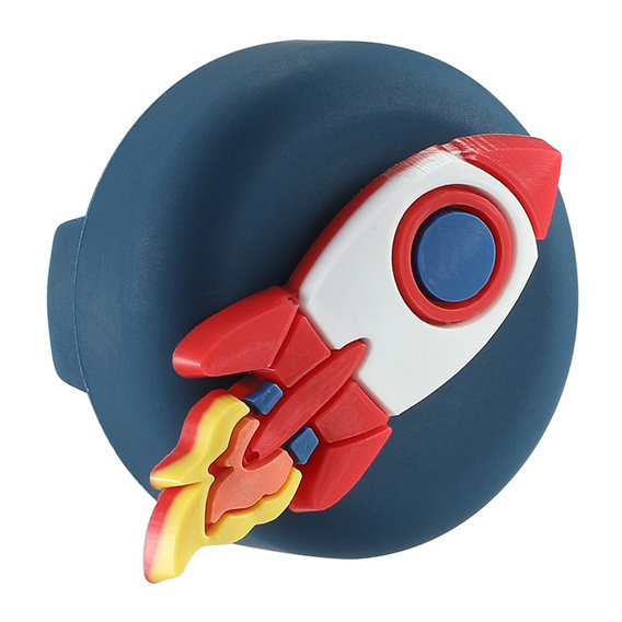 Sada 4x puzdier pre Apple AirTag 2 / 1, s motívom chlapca - modré/čierne