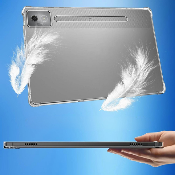 Puzdro pre Lenovo Idea Tab Pro 12.7", silikónové, priehľadné