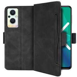 Klapkové puzdro pre Oppo Reno7 Lite 5G, Card Slot, čierne