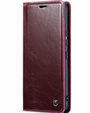 CASEME flipové puzdro pre Samsung Galaxy A53 5G, Waxy Textured, bordové