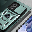 Obal na mobil pre Oppo A17, CamShield Slide, zelené