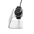 Hliníková USB dokovacia stanica pre Garmin Fenix 7/7S/7X/6/6X/6S, strieborná