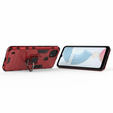 Obal na mobil pre Realme C21, Kickstand Ring, červené
