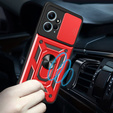 Obal na mobil pre Xiaomi Redmi Note 12 4G, CamShield Slide, červené