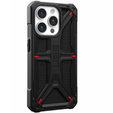 Puzdro Urban Armor Gear pre iPhone 15 Pro, Monarch, Kevlar čierne