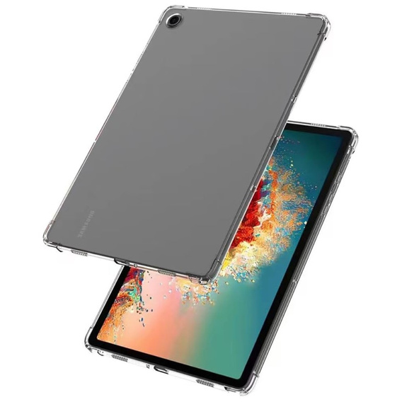 Puzdro pre Samsung Galaxy Tab A9+, silikónové, priehľadné