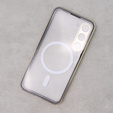 Magnetické puzdro Dual Glass MagSafe pre Samsung Galaxy S23, zlaté