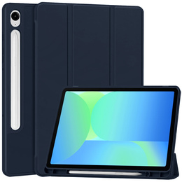 Puzdro pre Samsung Galaxy Tab S10 FE+ Plus, Smartcase s priestorom pre stylus, tmavomodré