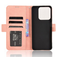 Klapkové puzdro pre Realme C61, Card Slot, ružové