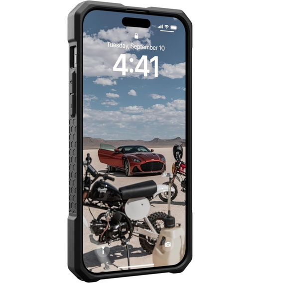 Urban Armor Gear Obal na mobil pre iPhone 15 Plus, Monarch Pro Carbon MagSafe, čierne