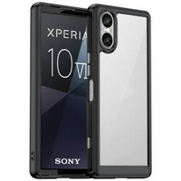 Obal na mobil pre Sony Xperia 10 VI, Fusion Hybrid, transparentné / čierne