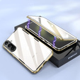 Puzdro pre Samsung Galaxy A56, Magnetic Dual Glass, zlaté