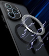 Puzdro pre Honor 400 Pro 5G, pre MagSafe, ERBORD Matt Case, čierny + sklo na displej