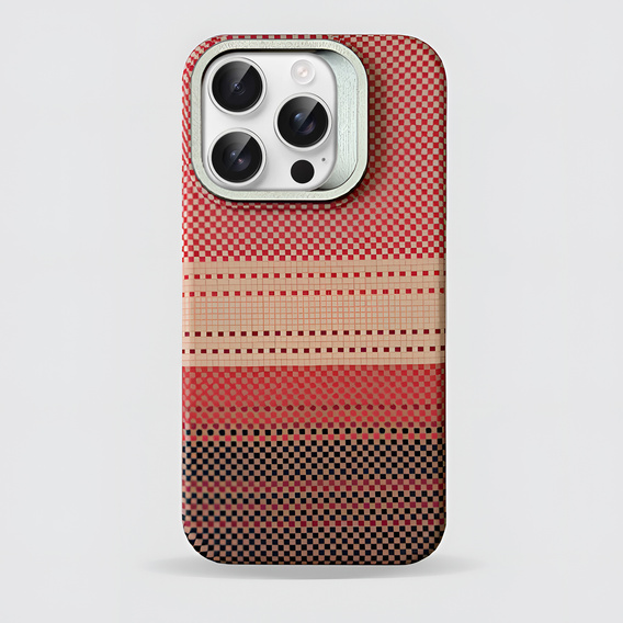 Puzdro pre iPhone 15 Pro Max, Frame Kickstand, pre MagSafe, Sunset Orange
