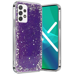 Obal na mobil pre Samsung Galaxy A32 5G, Glittery, fialové