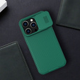 Puzdro pre iPhone 14 Pro Max, pancierované Nillkin, CamShield Pro, zelený