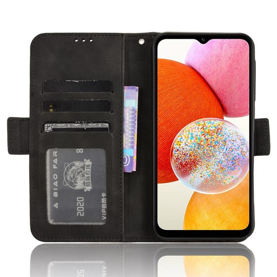Klapkové puzdro pre Samsung Galaxy A15 4G / 5G, Card Slot, čierne