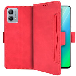 Klapkové puzdro pre Motorola Moto G53 5G, Card Slot, červené