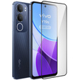 3D tvrdené sklo pre Vivo Y19s, čierny rám