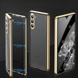 Puzdro pre Samsung Galaxy S23 Plus, Magnetic Dual Glass, zlaté