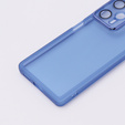 Obal na mobil pre Xiaomi Poco F5, Fusion Hybrid, transparentné / modré