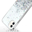 Obal na mobil pre iPhone 11, Glittery, priehľadné