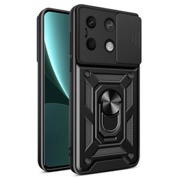 Obal na mobil pre Xiaomi Redmi Note 13 5G, CamShield Slide, čierne