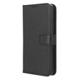 Klapkové puzdro pre Nokia C12 4G, Wallet Smart Magnet, čierne